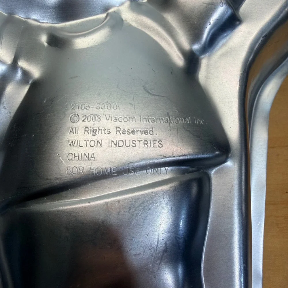 Wilton Dora‎ the Explorer Cake Pan 14in Silver Vintage 2003 Aluminum 2105-6300